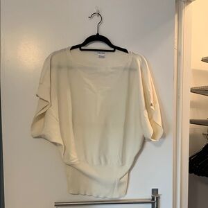 Calvin Klein Cream Batwing Sweater